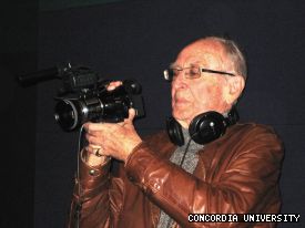 After a clip of his film, <em>Up Against the System</em>, was shown, Terence Macartney-Filgate, one of the documentary filmmakers invited to the launch, put down his camera long enough to say, “I’m 85 years old and my motto is ‘keep shooting’.”